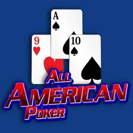 All American Poker slot logo by RTG (Reel Time Gaming) at JaaBet Casino