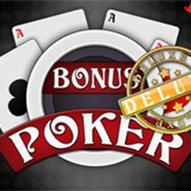 Try Bonus Poker Deluxe - 3 Hands slot by RTG (Reel Time Gaming) on jjaabet.nl – logo image
