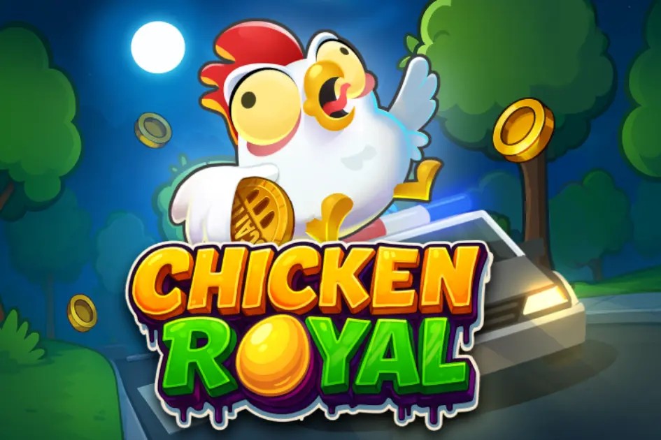 Chicken Royal slot logo by InOut at JaaBet Casino