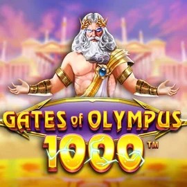 Slots logo of Gates of Olympus 1000 from Pragmatic Play at JaaBet Casino