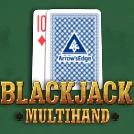 Multihand Blackjack online game logo by Pragmatic Play on jjaabet.nl